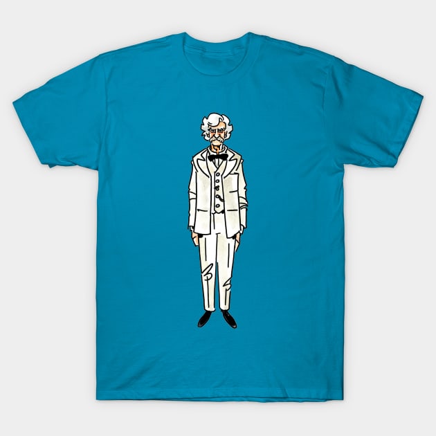 Mark Twain T-Shirt by Chris_